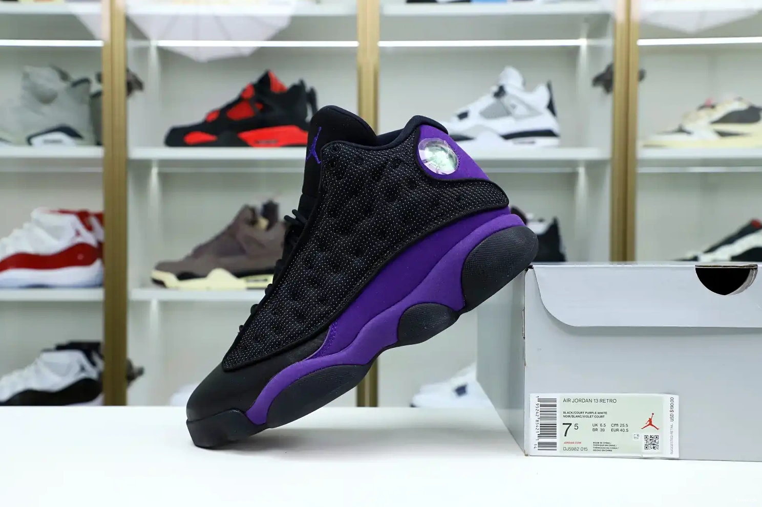 AIR RETRO JORDAN 13 AIR 'COURT Kimikick JORDAN PURPLE' 0618